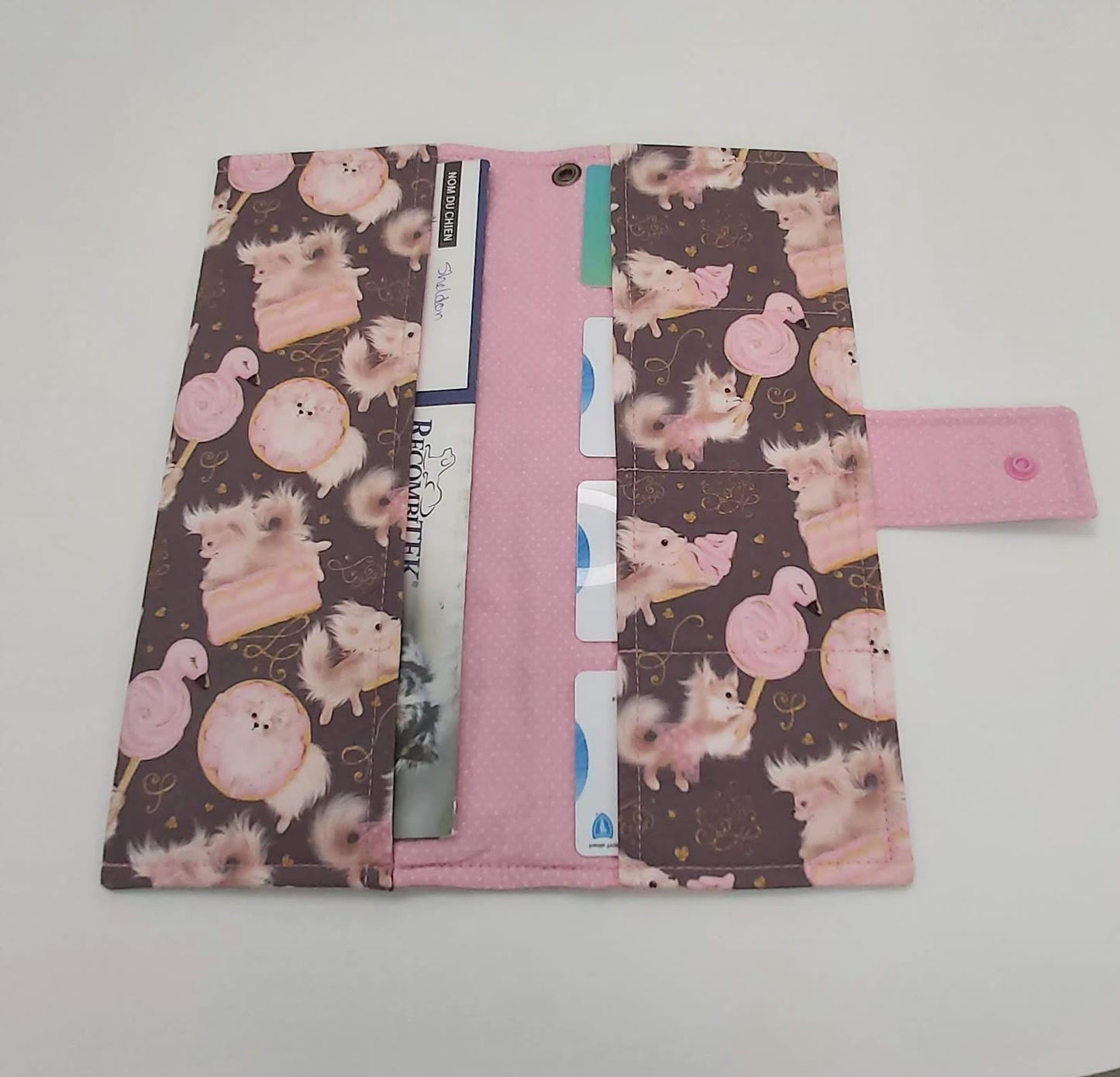 Porte cartes et carnet pour chien