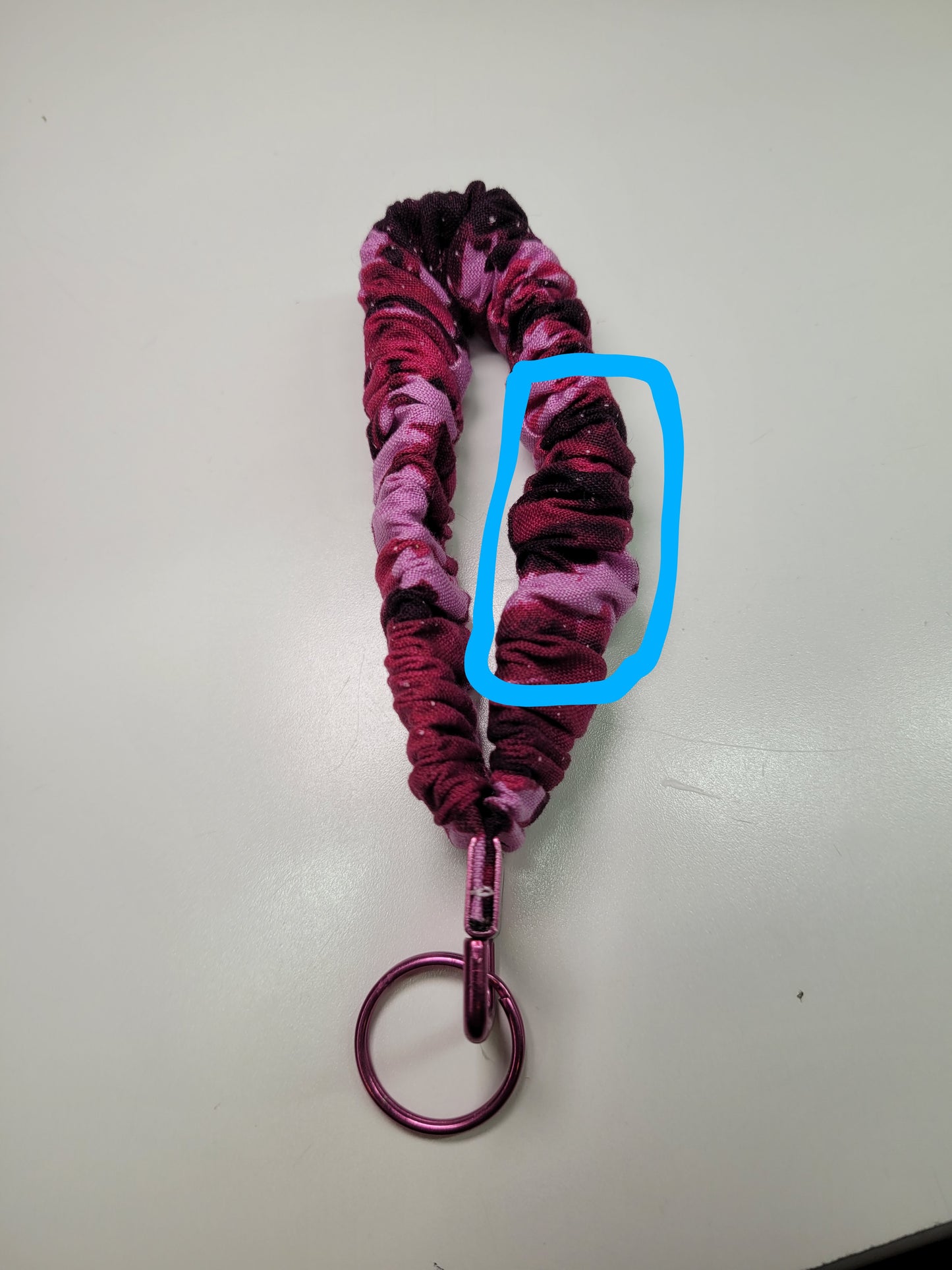 Scrunchie porte-clés, dragonne, key fob