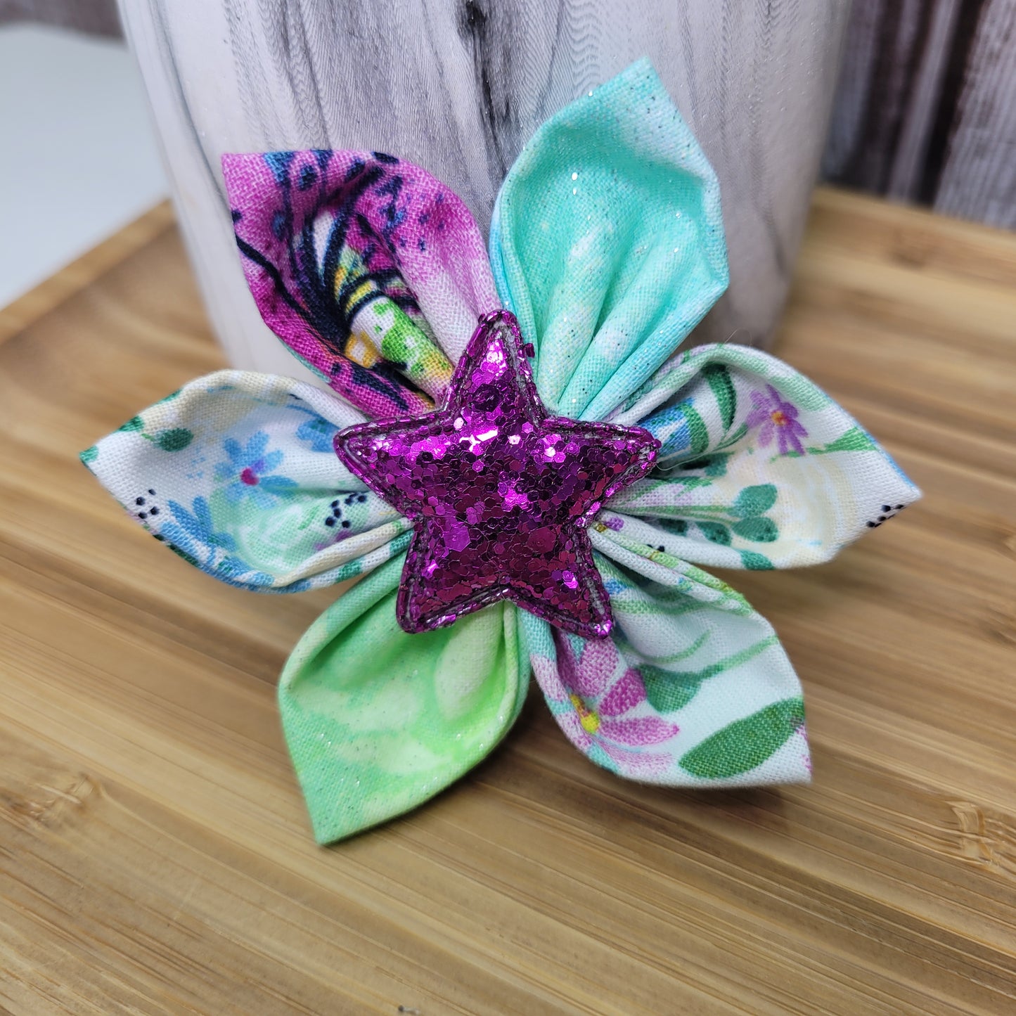 Fleur pour collier chien ou chat