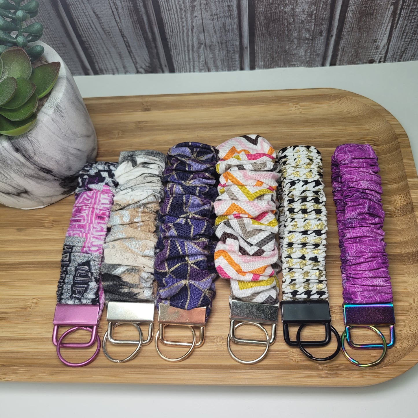 Scrunchie porte-clés, dragonne, key fob