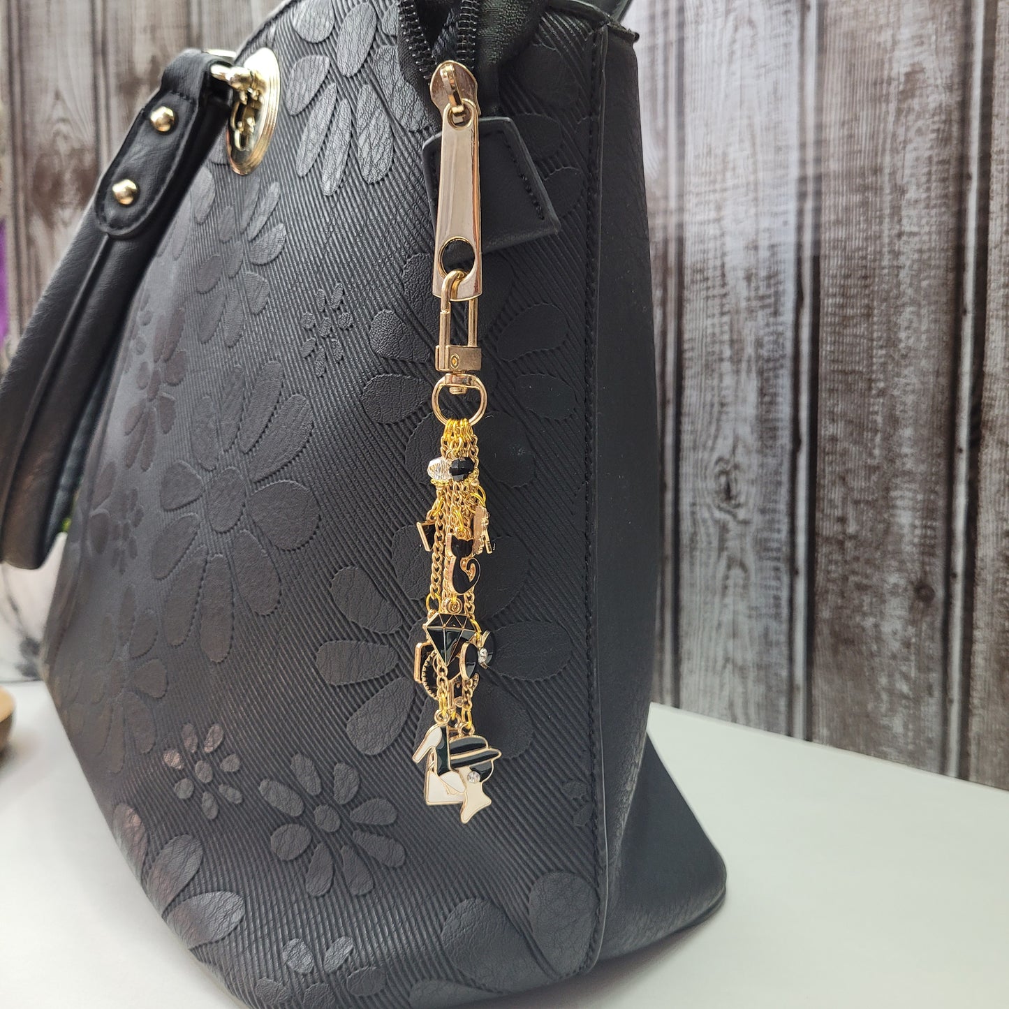 Bijou pour sac à main, Breloque pour fermeture ou bijou porte clés.