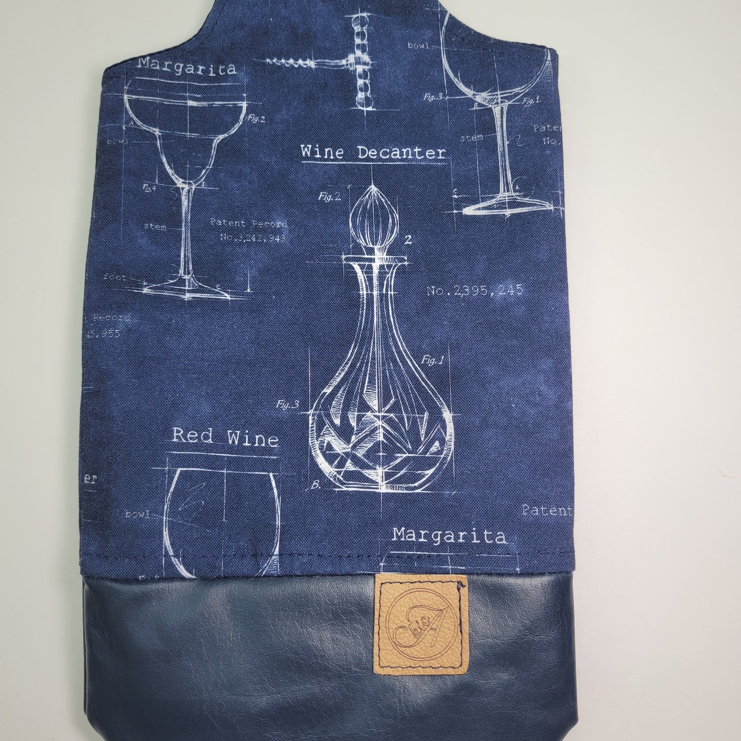 Sac réutilisable pour bouteille de vin, sac cadeau