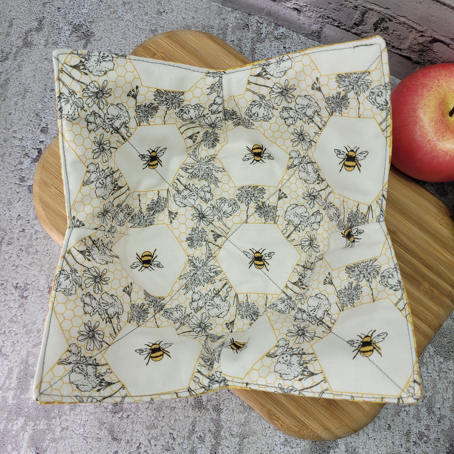 Bol en tissu pour micro-onde