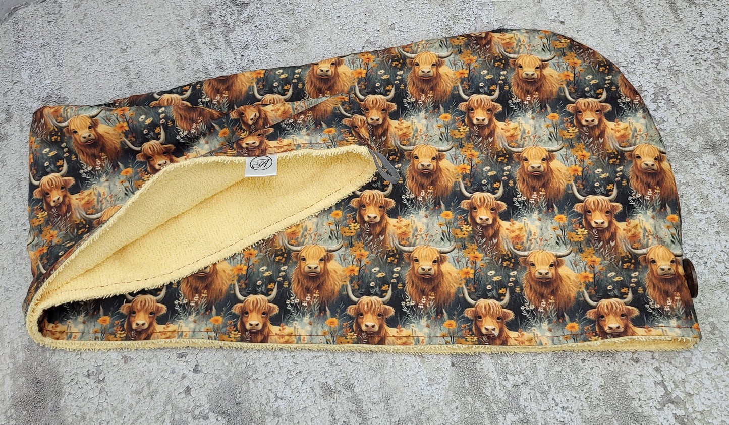 Serviette à cheveux (hair wrap)