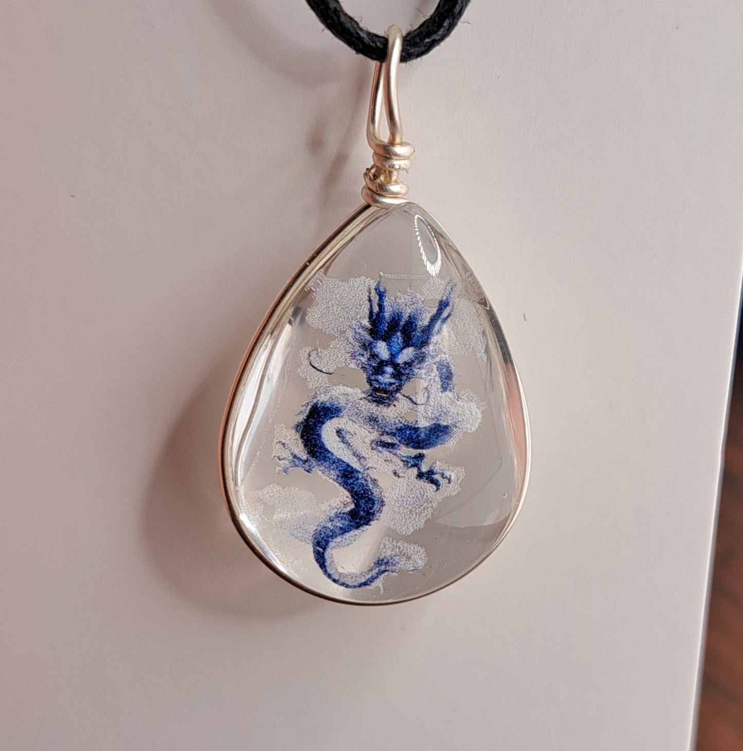 Collier avec perle de verre