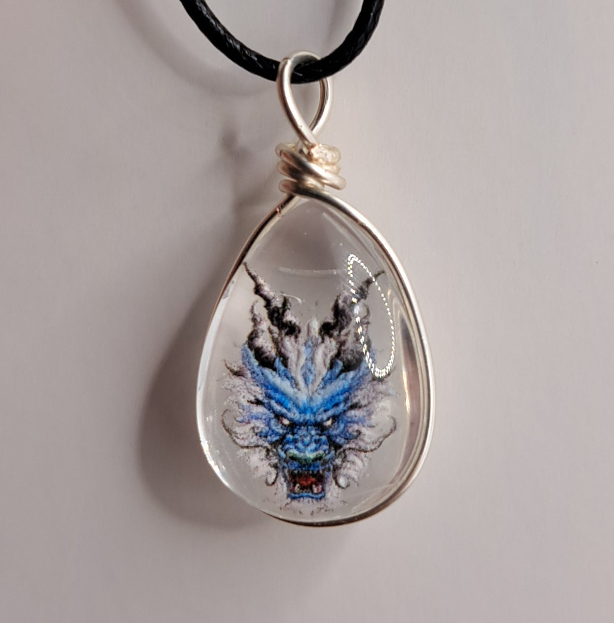 Collier avec perle de verre
