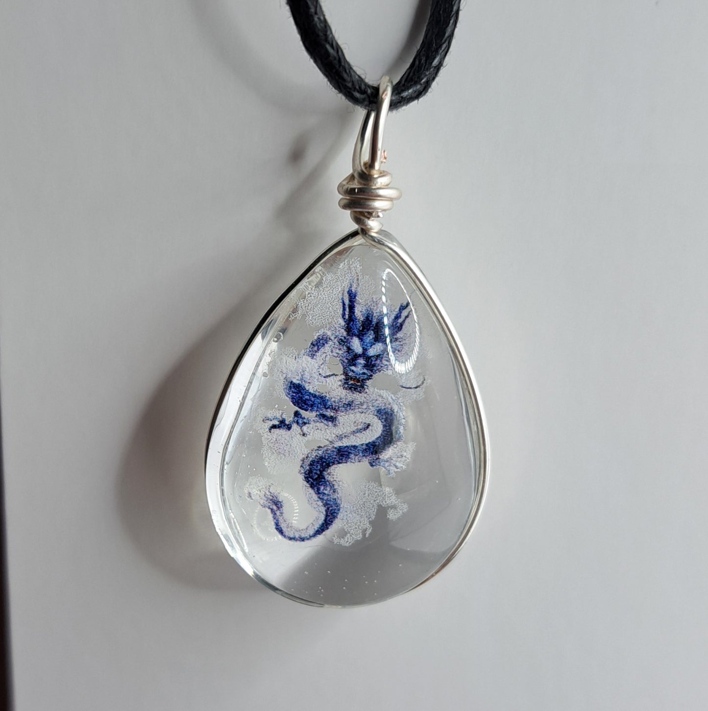 Collier avec perle de verre
