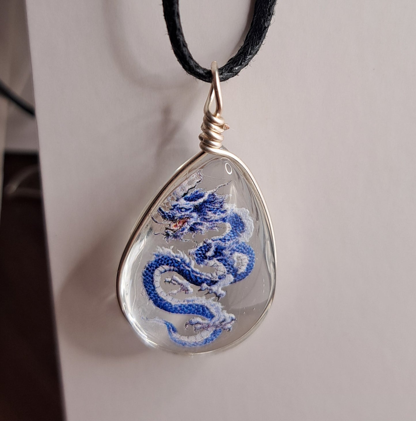 Collier avec perle de verre