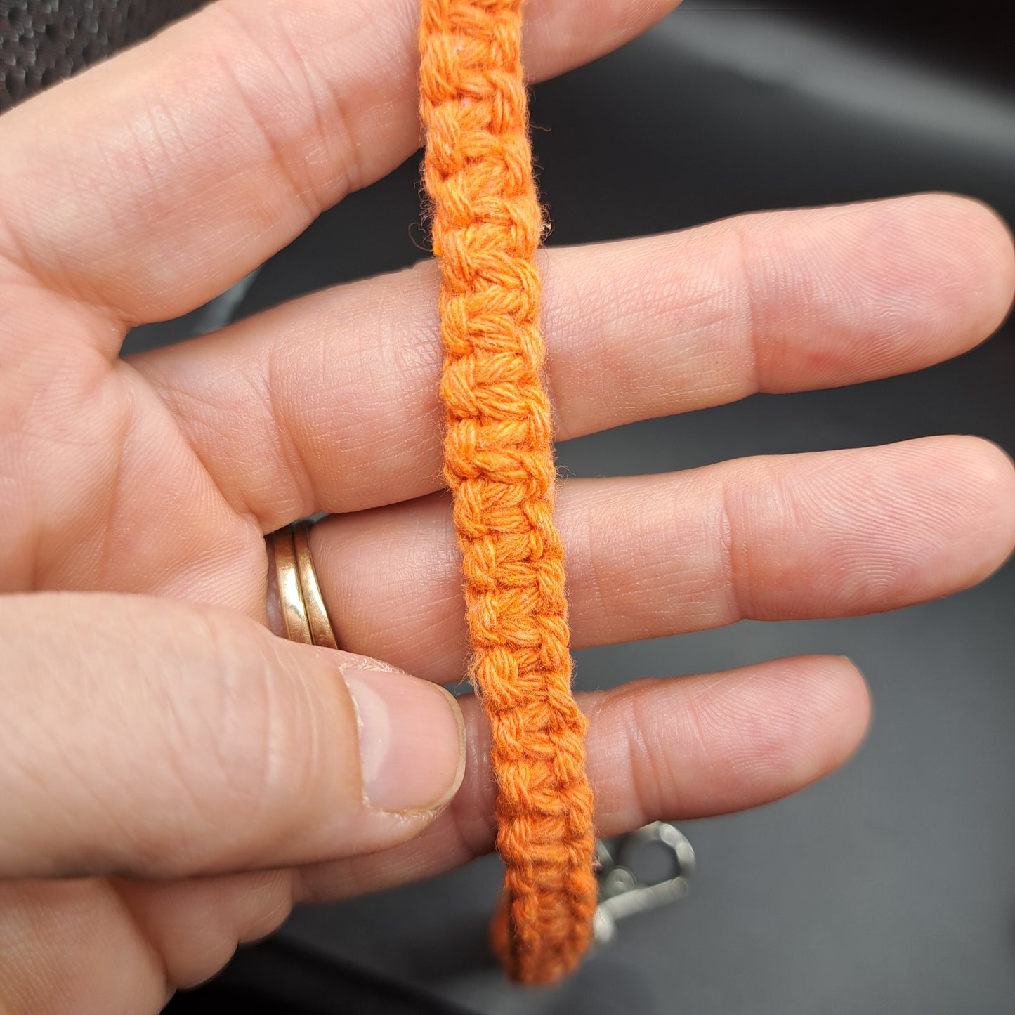 Dragonne en macramé