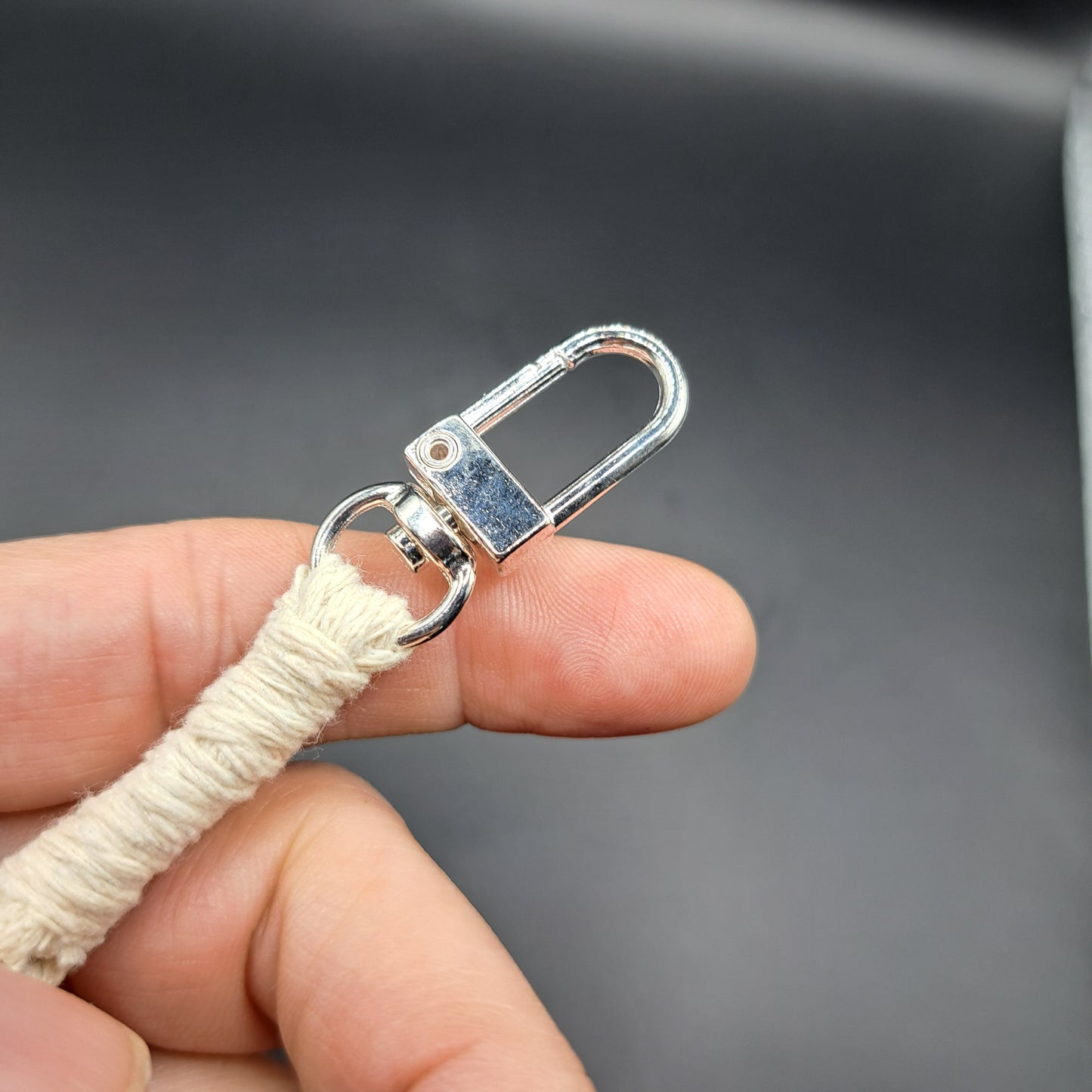 Dragonne en macramé
