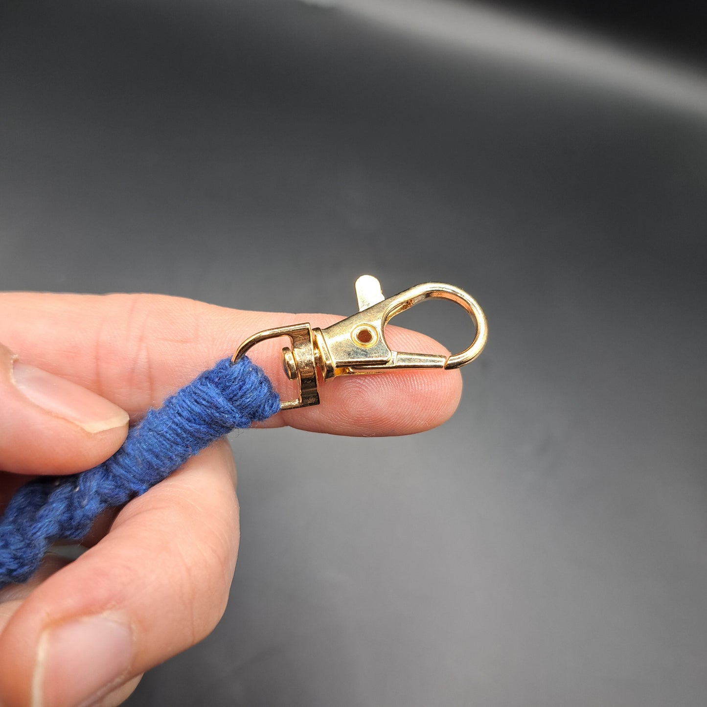 Dragonne en macramé