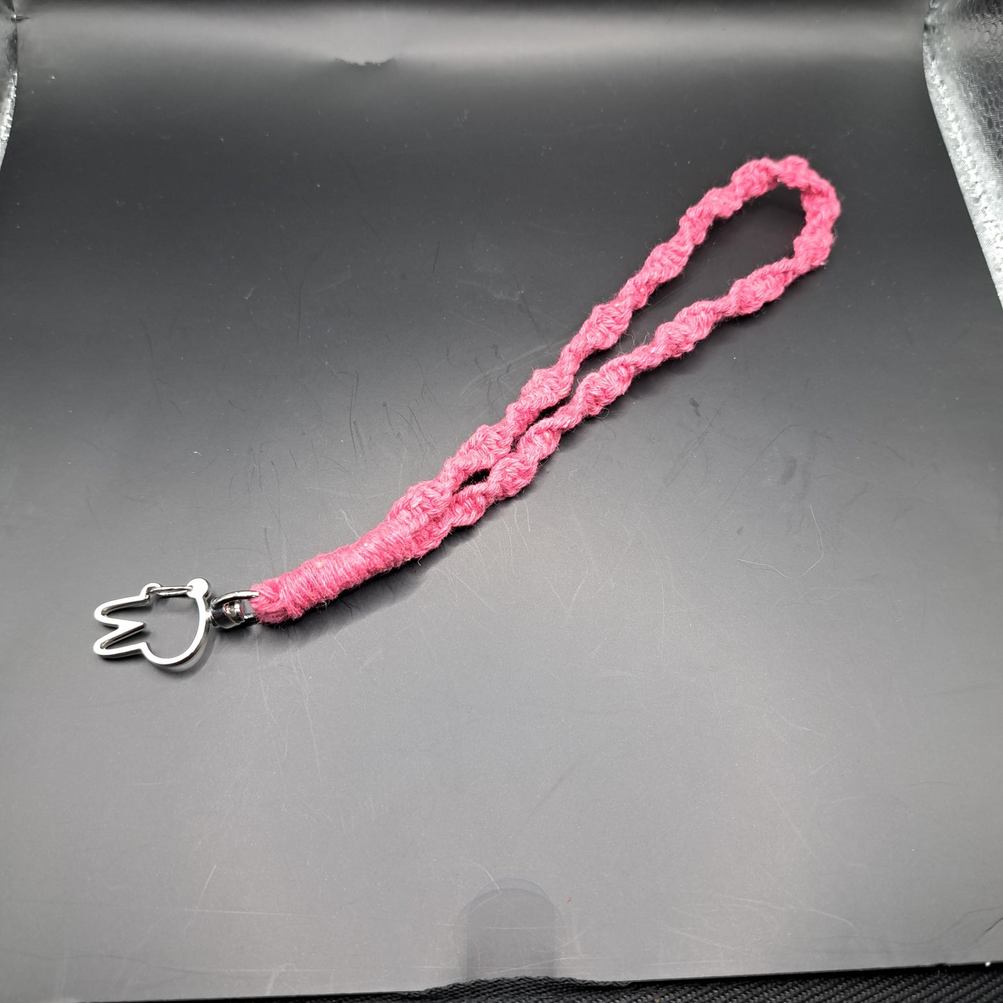 Dragonne en macramé