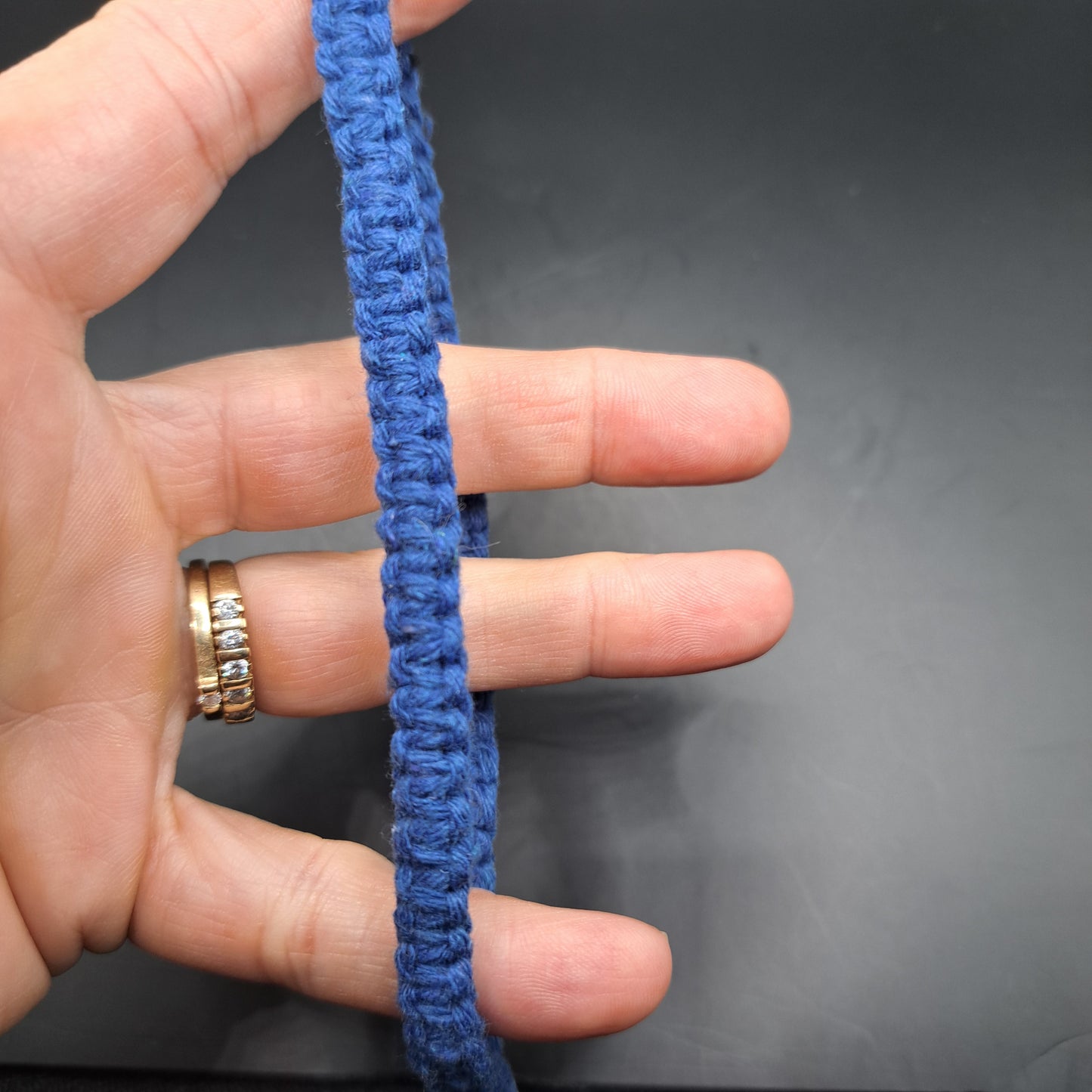 Dragonne en macramé