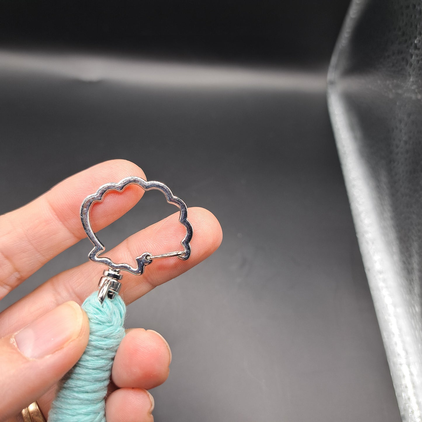 Dragonne en macramé