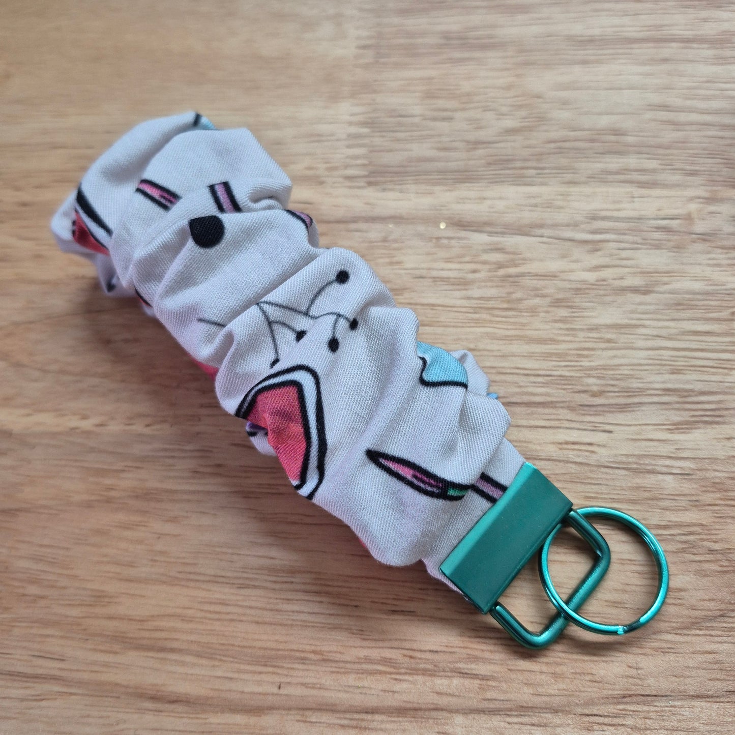 Scrunchie porte-clés, dragonne, key fob
