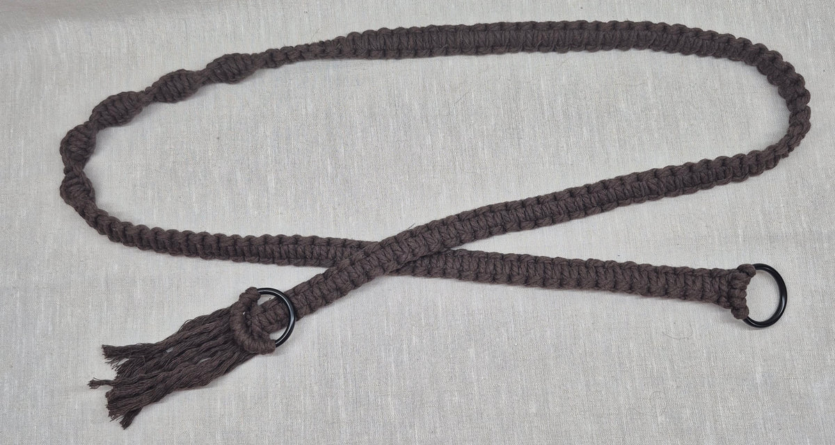 Sangle pour tapis de yoga en macramé