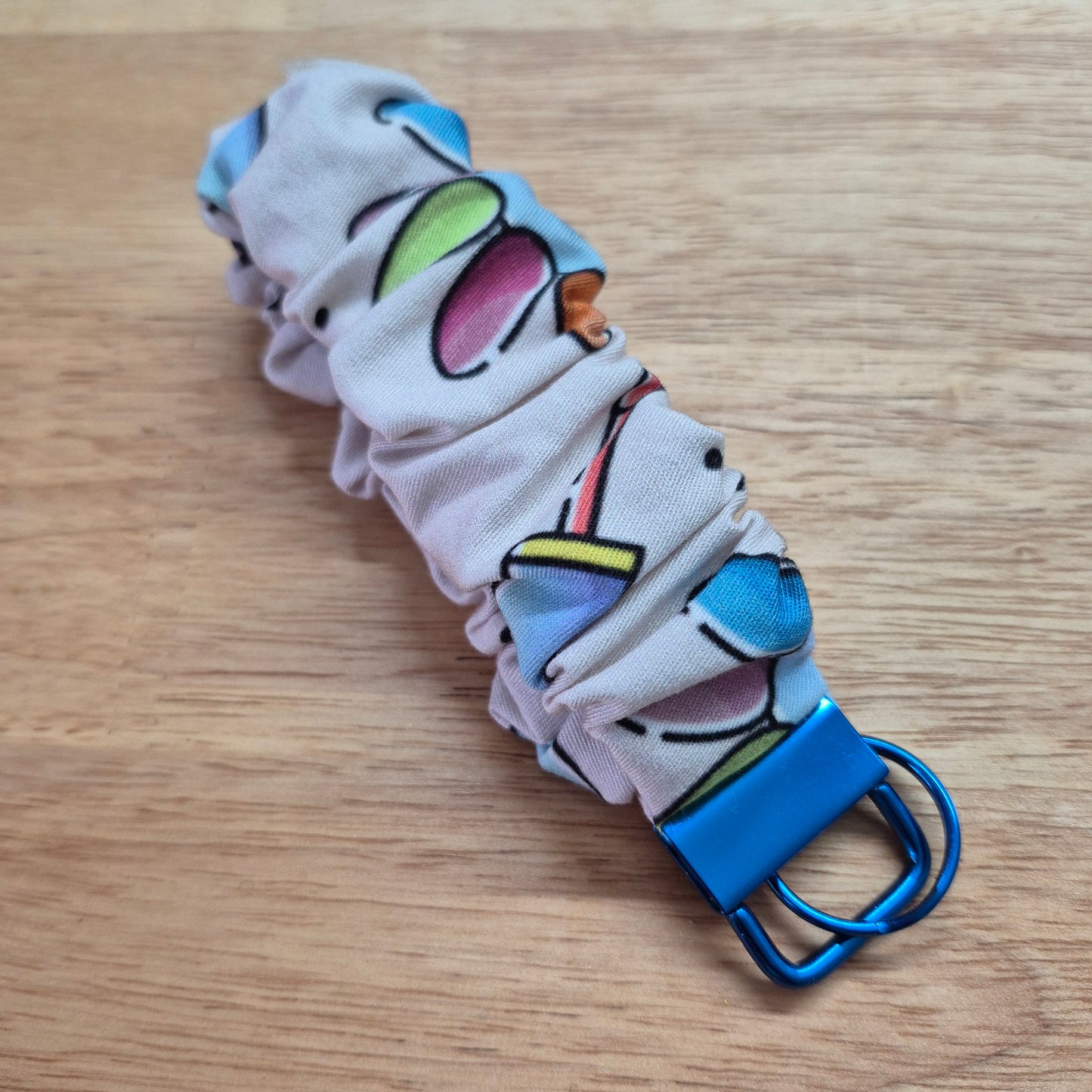 Scrunchie porte-clés, dragonne, key fob
