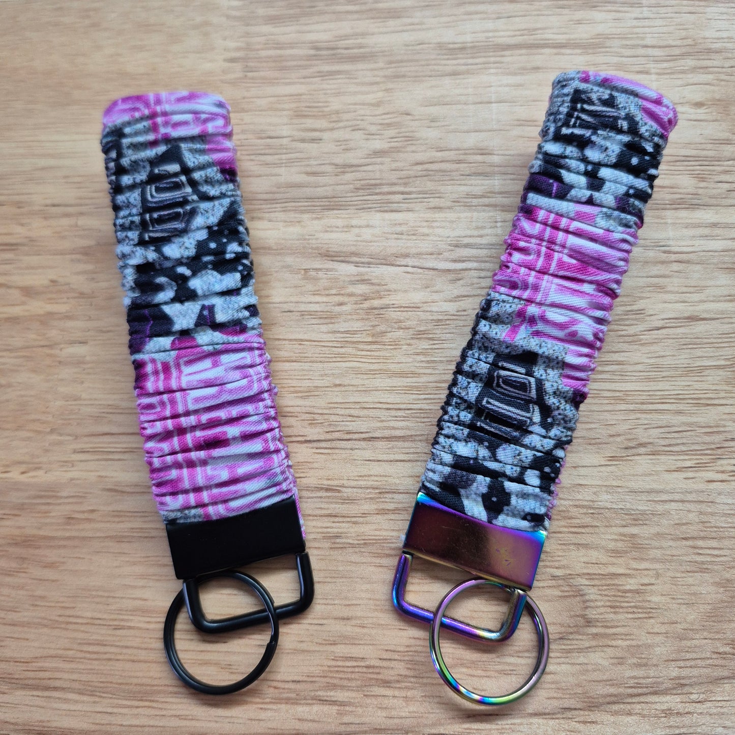 Scrunchie porte-clés, dragonne, key fob