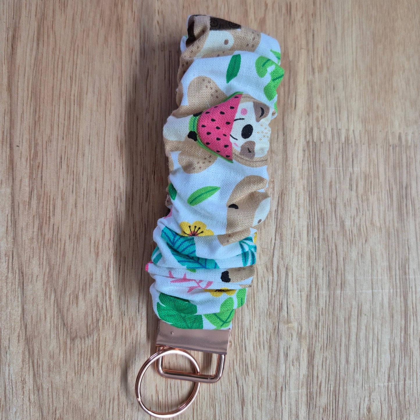 Scrunchie porte-clés, dragonne, key fob