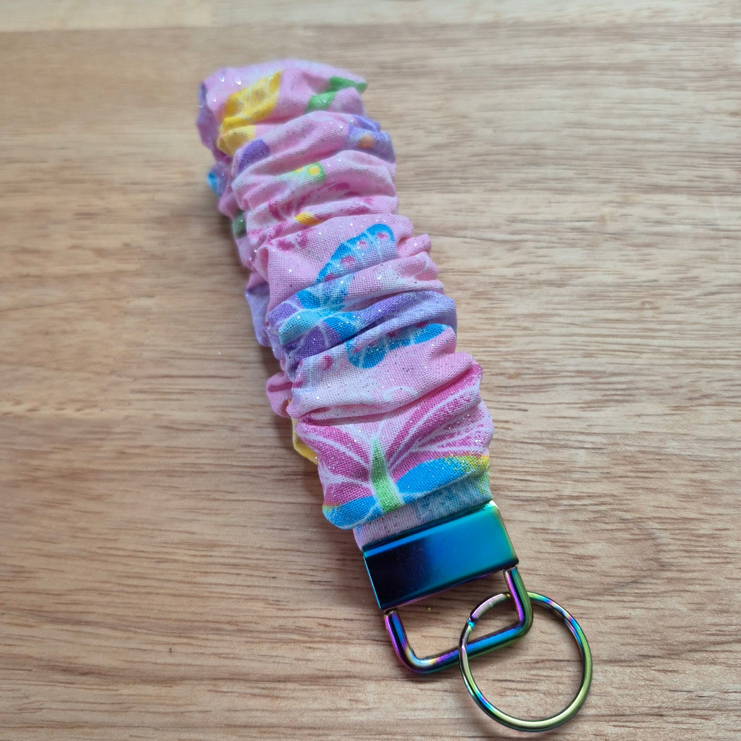 Scrunchie porte-clés, dragonne, key fob