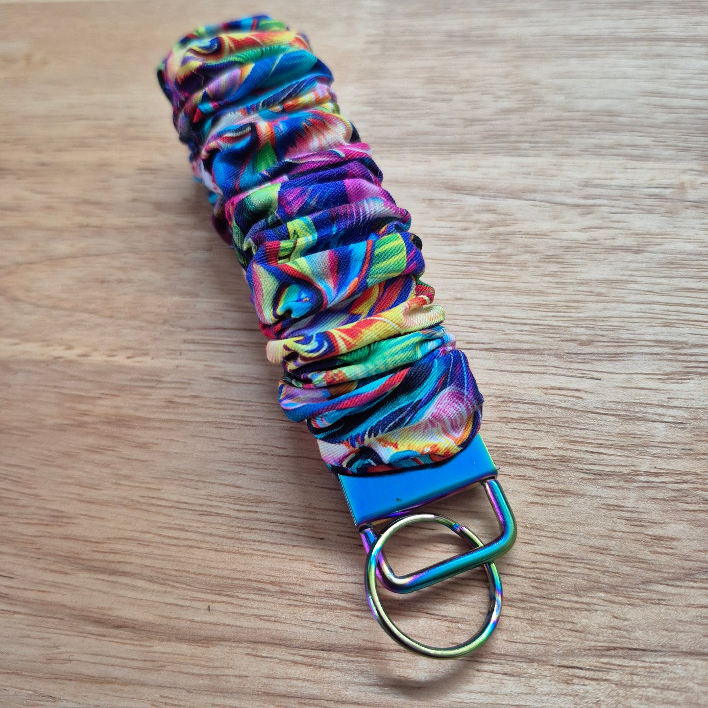 Scrunchie porte-clés, dragonne, key fob