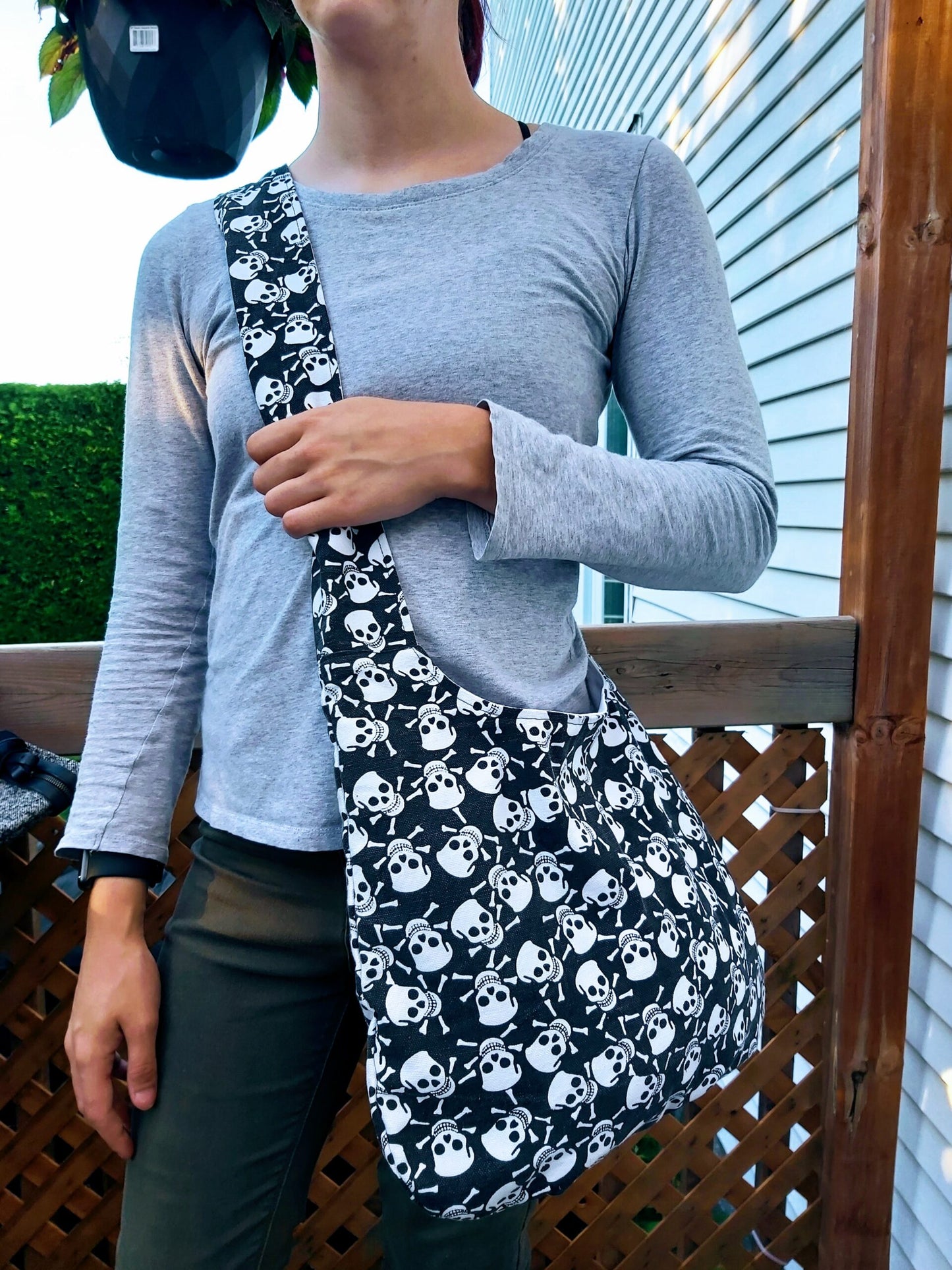Sac bandoulière réversible