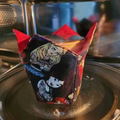 Pinte en tissu pour micro-onde (Ice cream cozy)