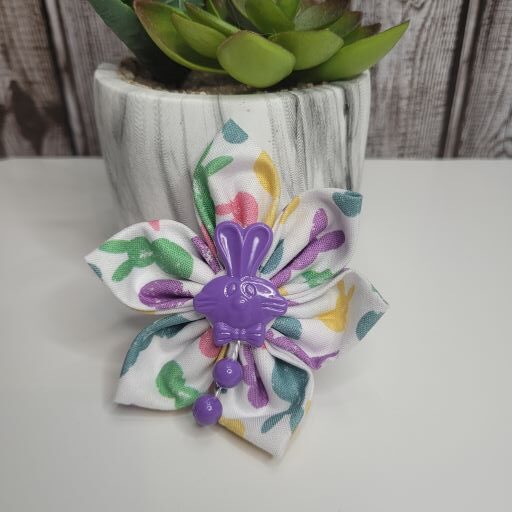 Fleur pour collier chien ou chat