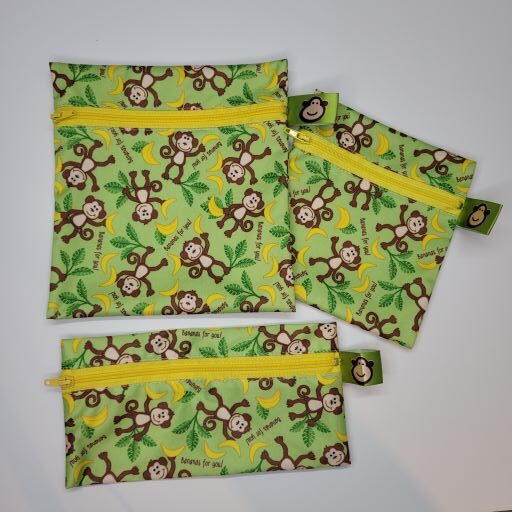 Ensemble de 3 sacs à lunch réutilisables