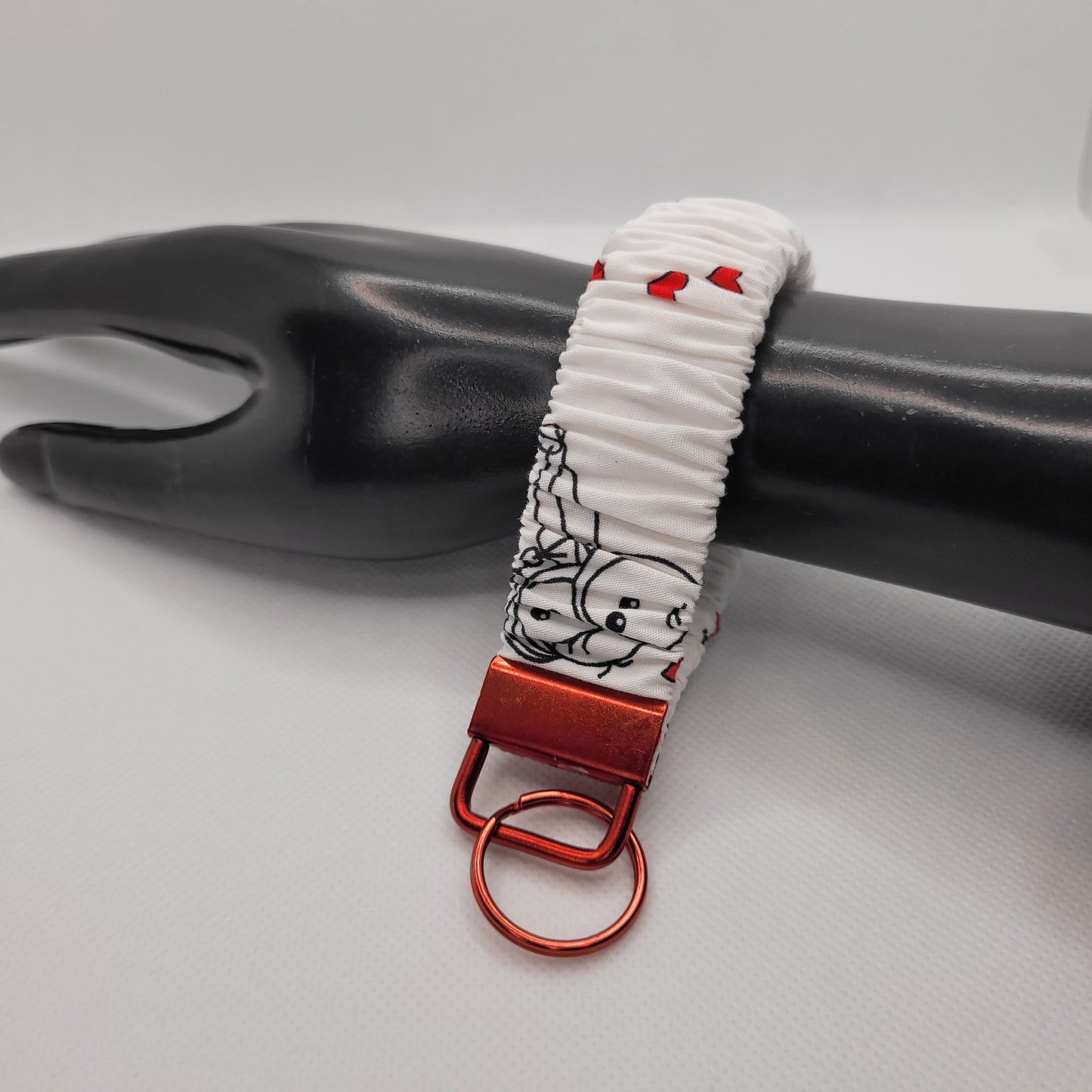 Scrunchie porte-clés, dragonne, key fob