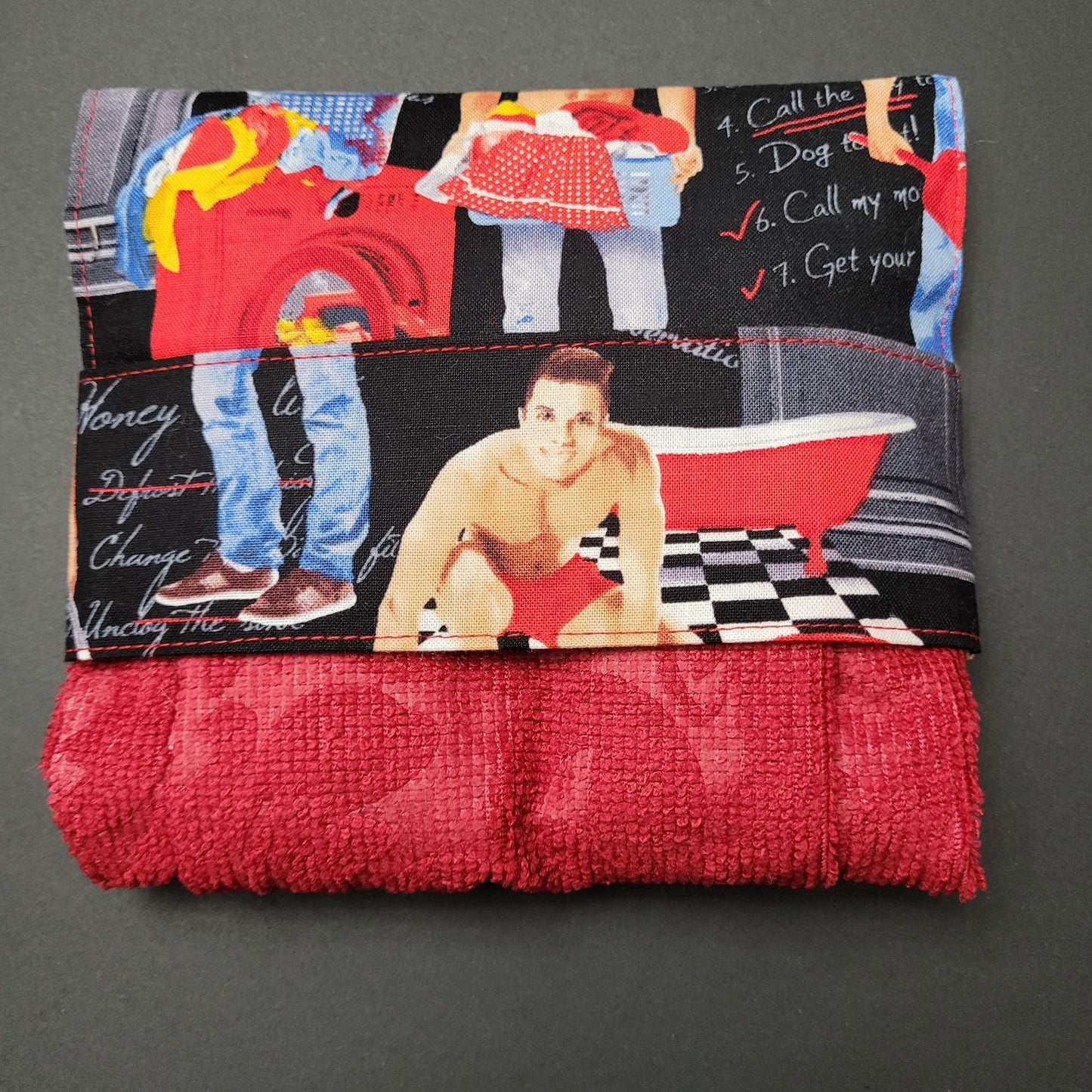 Serviette à suspendre