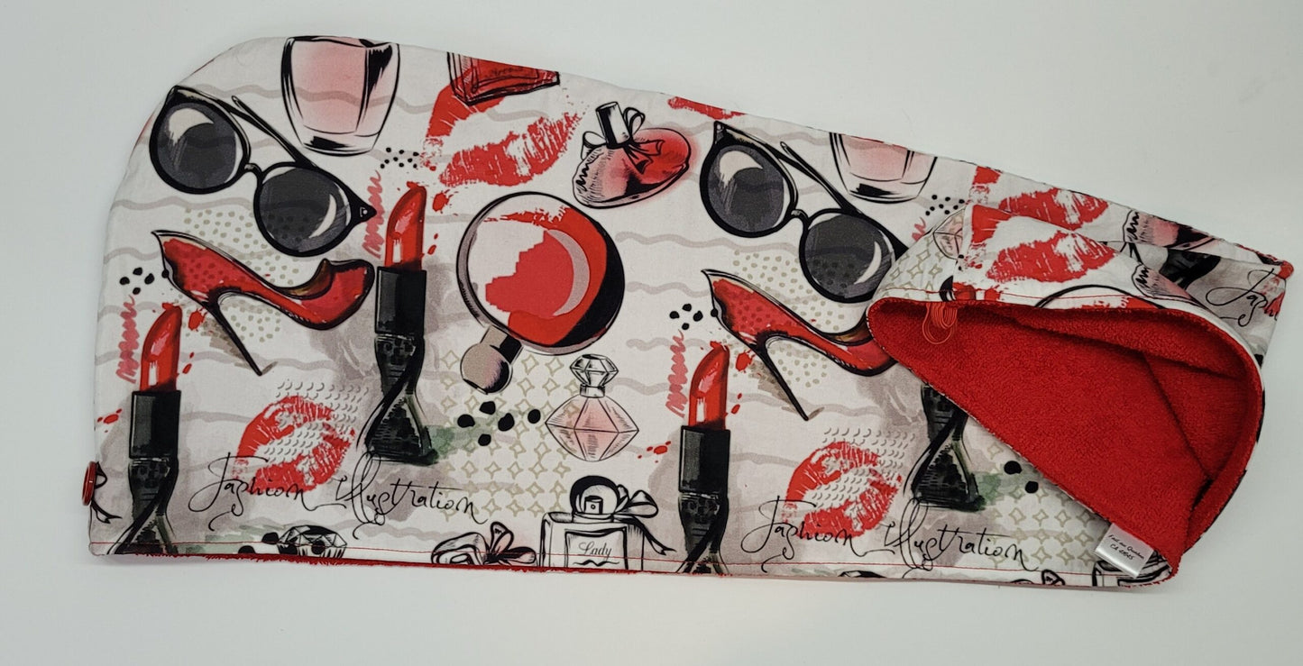 Serviette à cheveux (hair wrap)