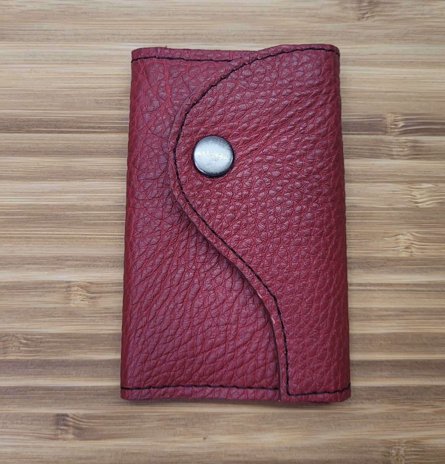 Porte clés en cuir surcyclé