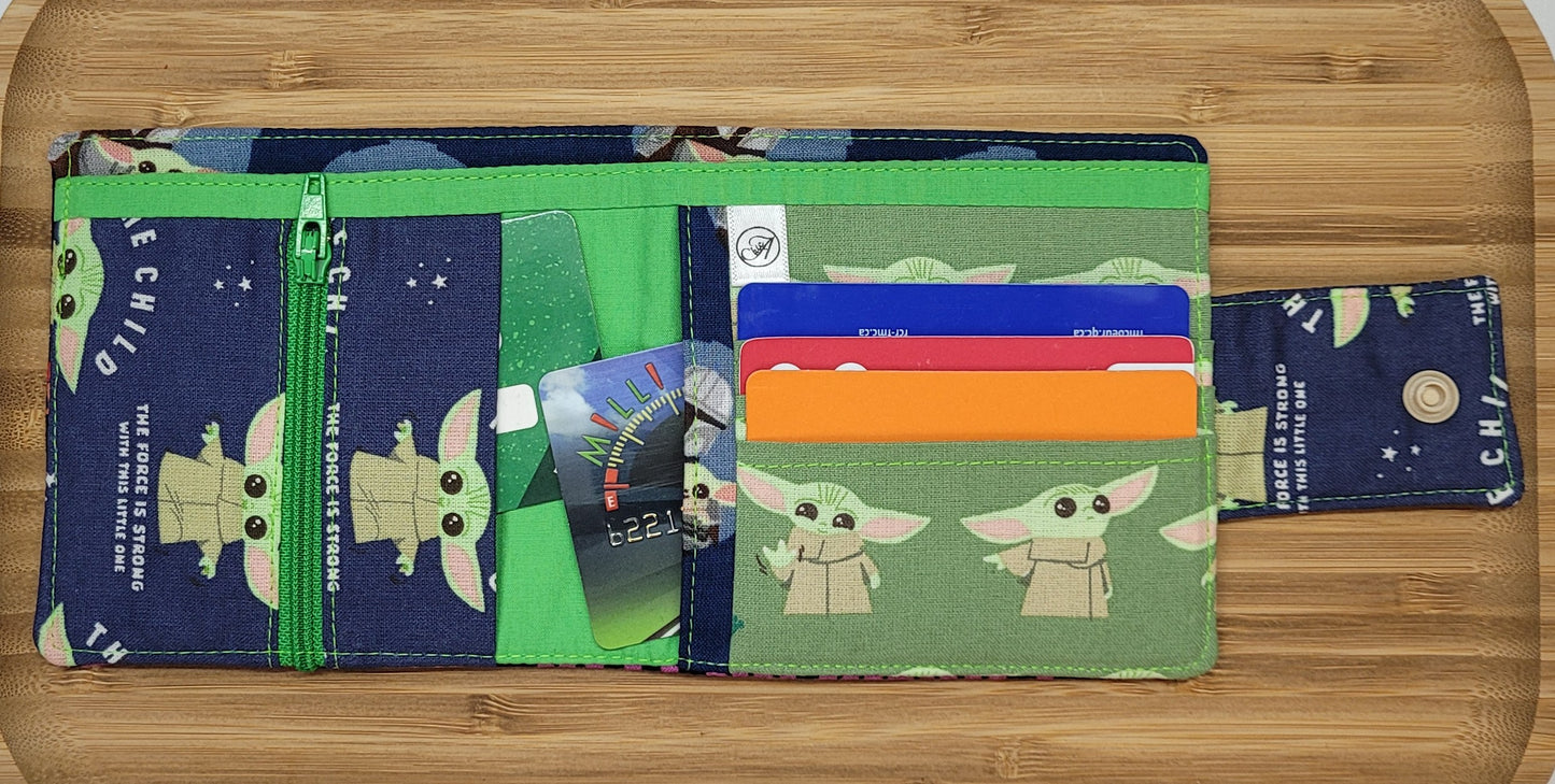 Portefeuille en tissu