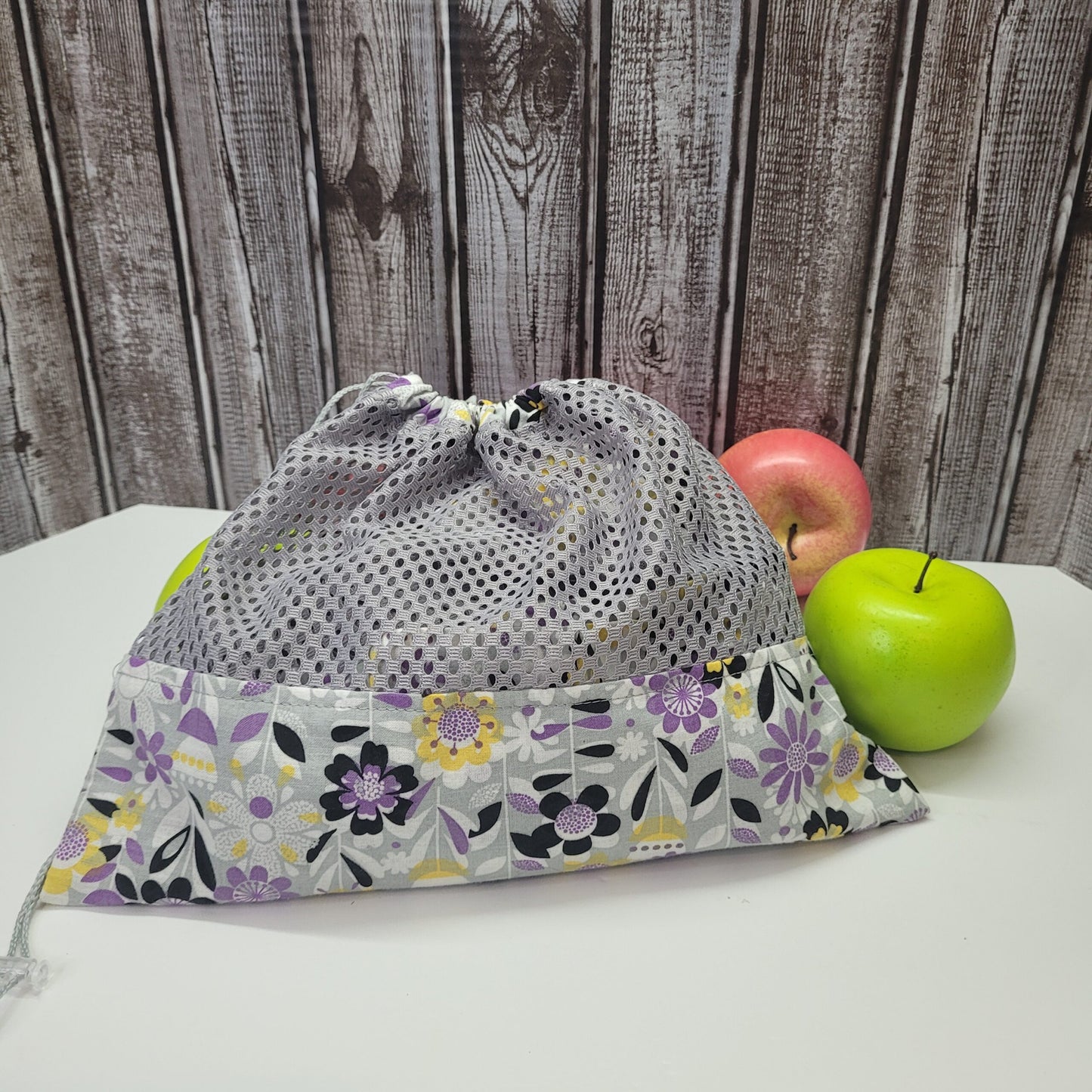 Ensemble de 4 sacs en filet pour fruits et légumes