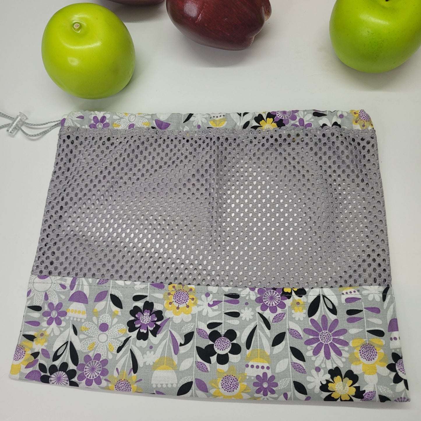 Ensemble de 4 sacs en filet pour fruits et légumes