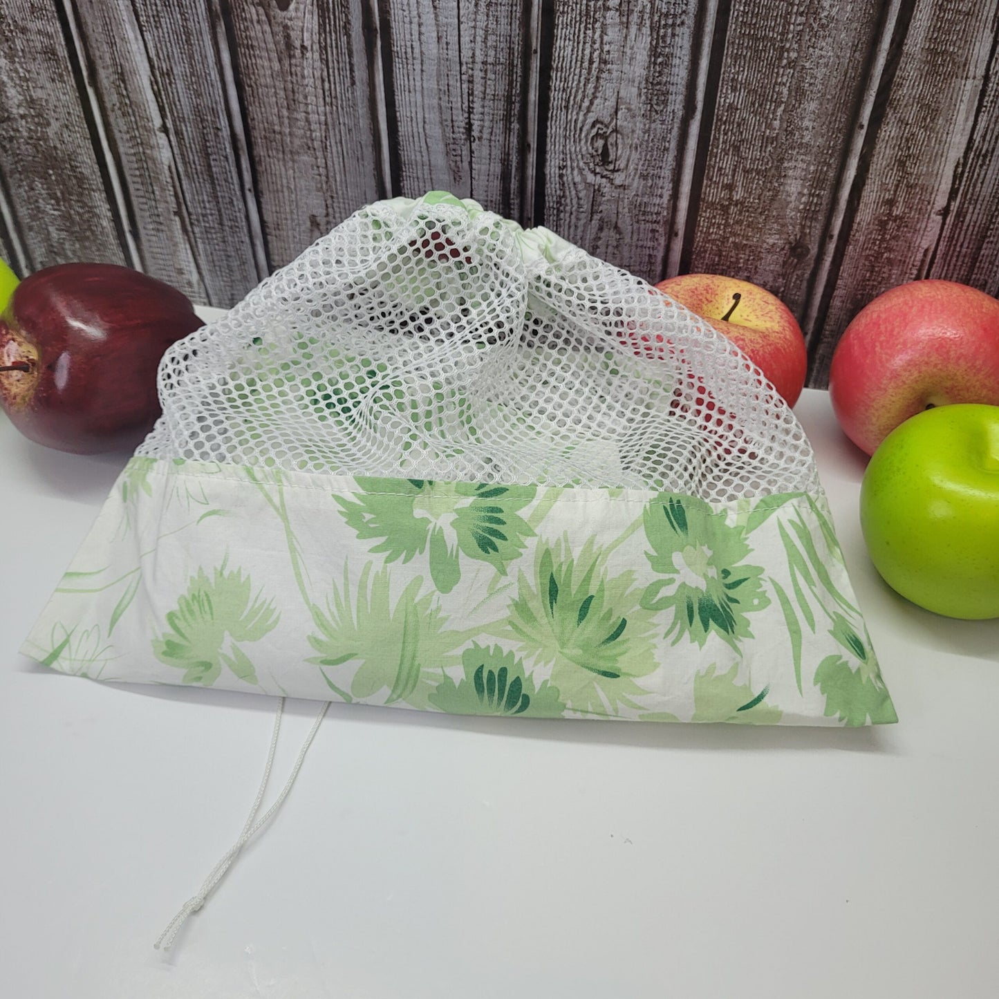 Ensemble de 4 sacs en filet pour fruits et légumes