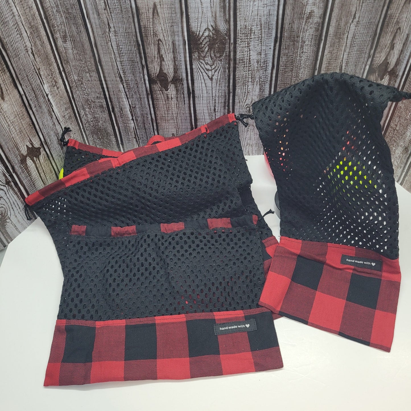 Ensemble de 4 sacs en filet pour fruits et légumes