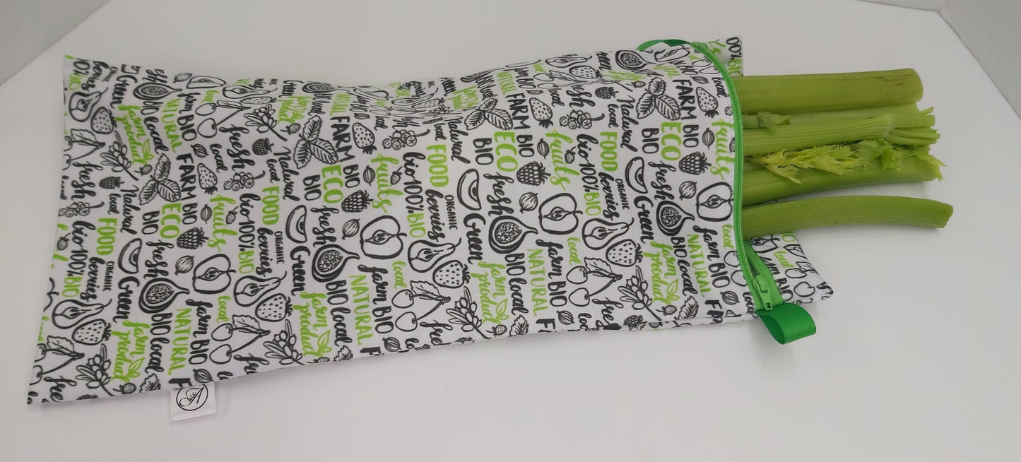 Sac long en pul pour fruits ou légumes