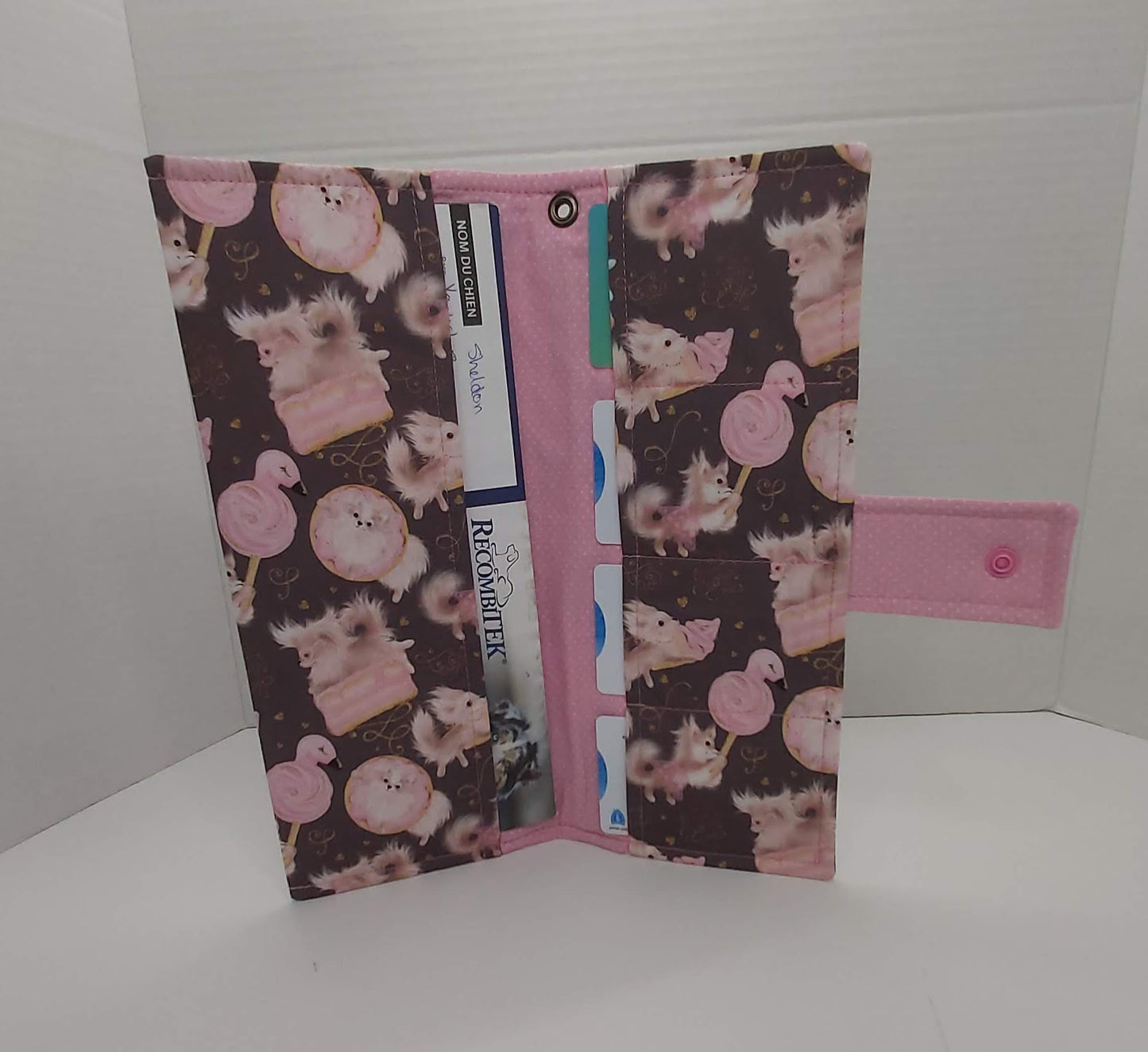 Porte cartes et carnet pour chien