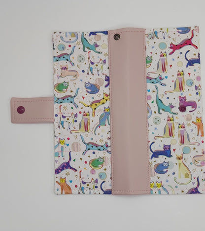 Porte cartes et carnet pour chat