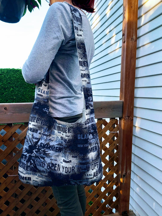 Sac bandoulière réversible