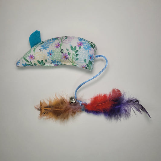 Jouet pour chat, souris d'herbe à chat