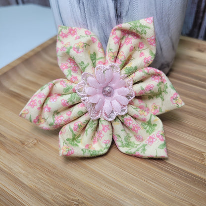 Fleur pour collier chien ou chat