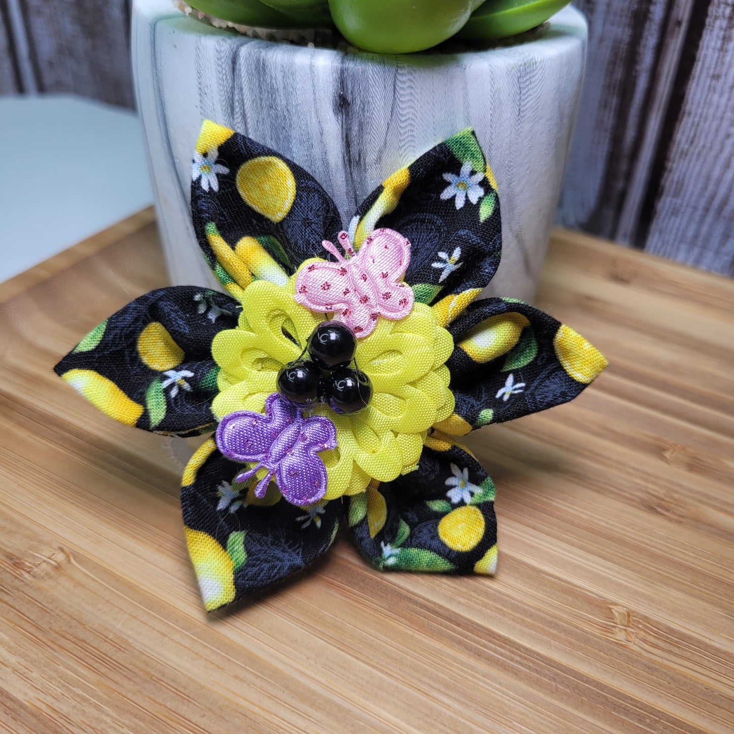 Fleur pour collier chien ou chat