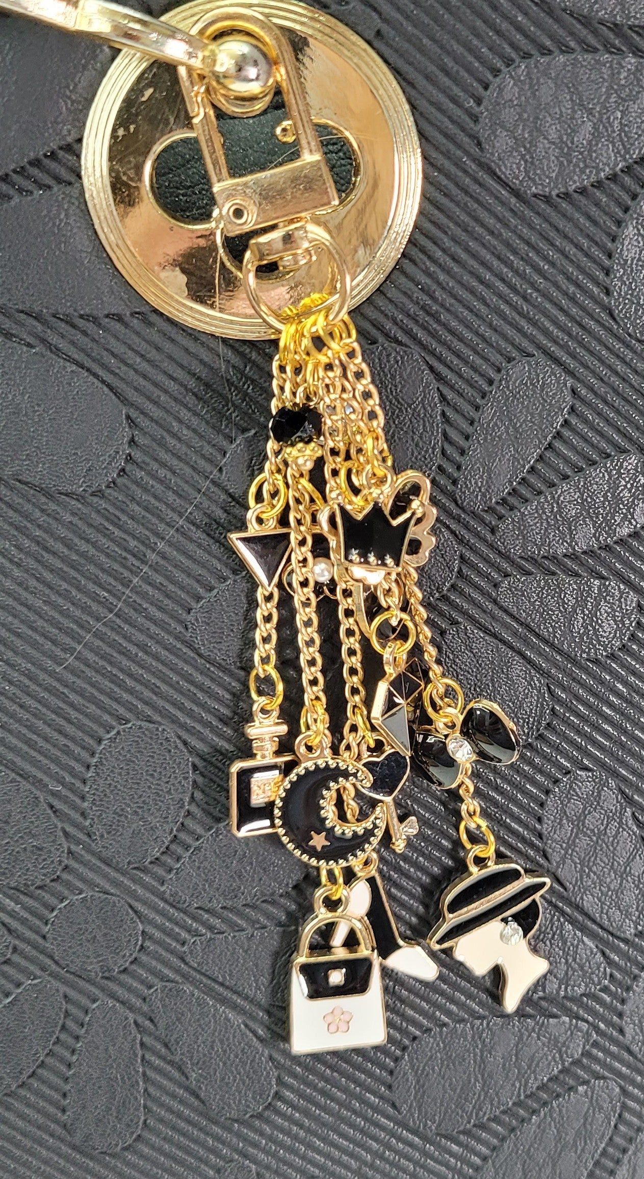 Bijou pour sac à main, Breloque pour fermeture ou bijou porte clés.
