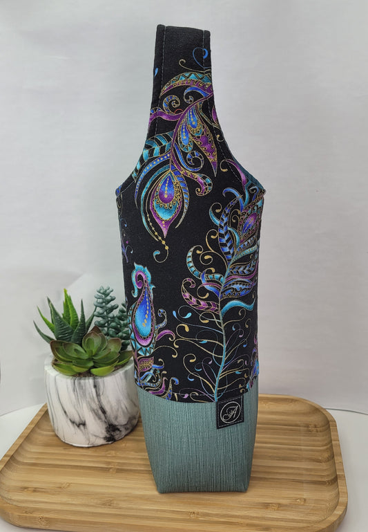 Sac réutilisable pour bouteille de vin, sac cadeau