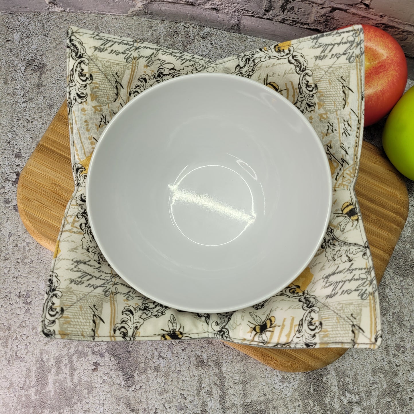 Bol en tissu pour micro-onde