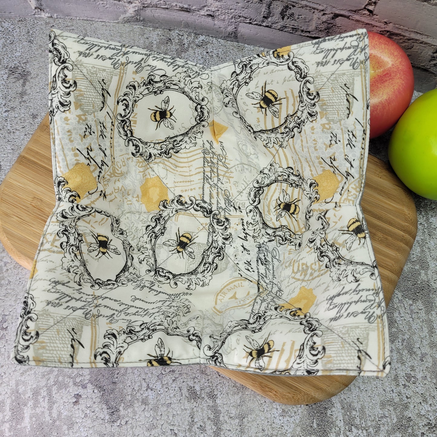 Bol en tissu pour micro-onde