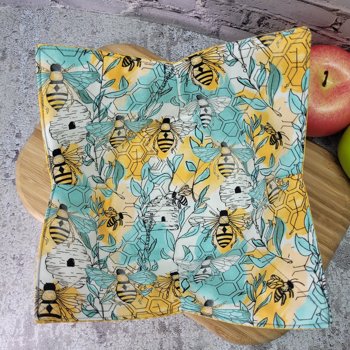 Bol en tissu pour micro-onde